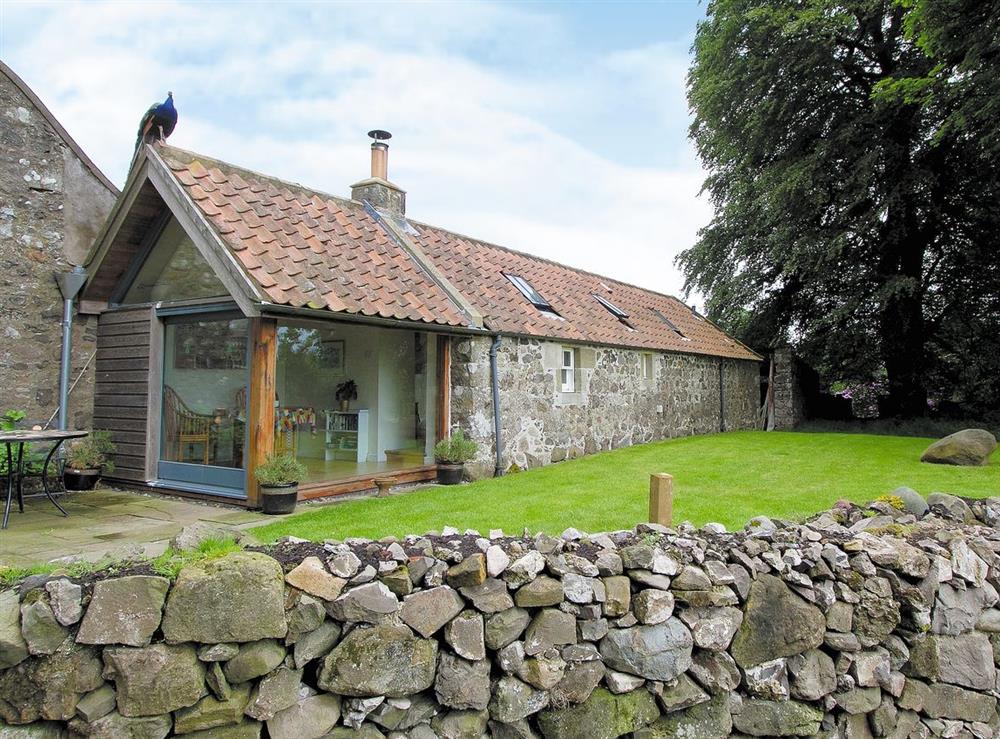 Exterior at Tullibole Castle Longhouse in Crook of Devon, Kinross-shire., Kinross-Shire