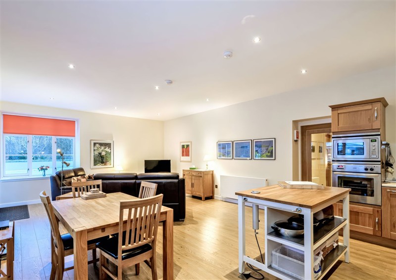 Enjoy the living room at Tullich Apartment, Ballater