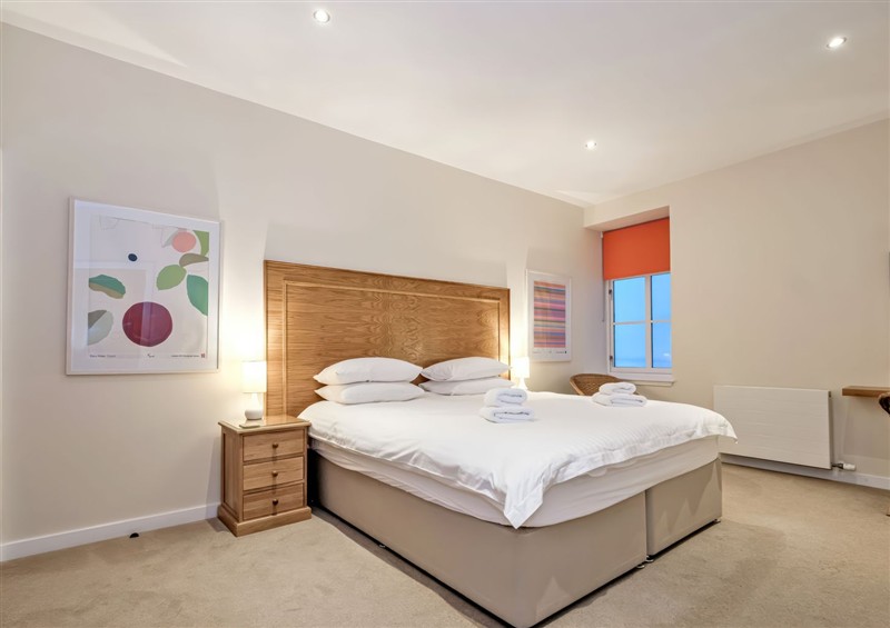 One of the 2 bedrooms at Tullich Apartment, Ballater