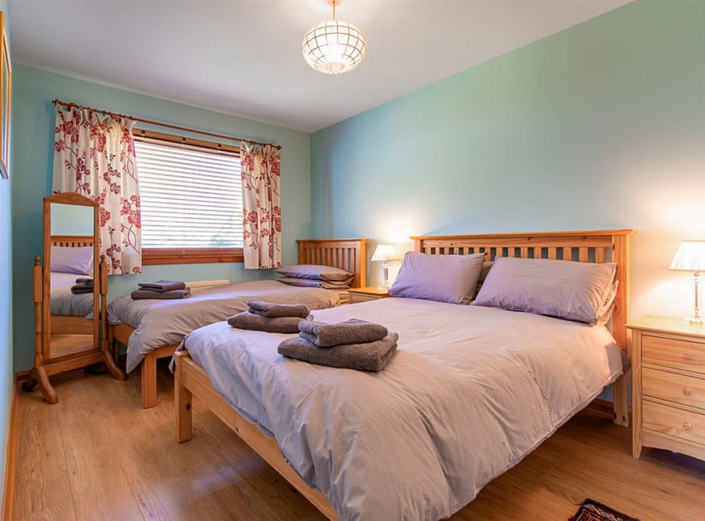 Family bedroom at Tummel Bank in Pitlochry, Perthshire