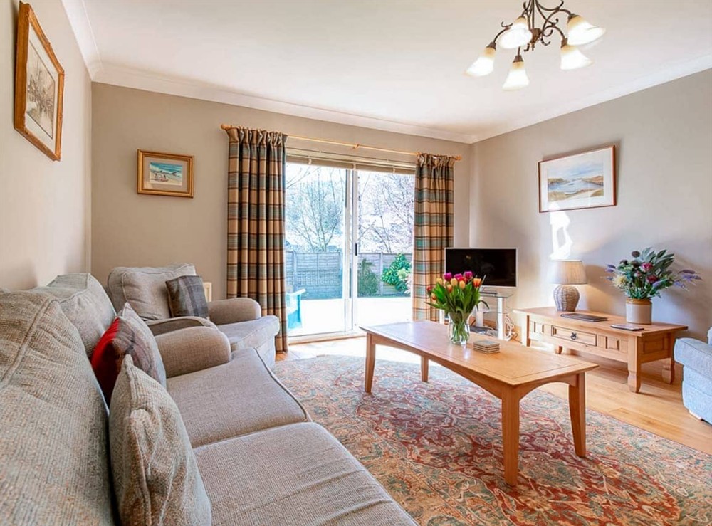 Living room at Tummel Bank in Pitlochry, Perthshire