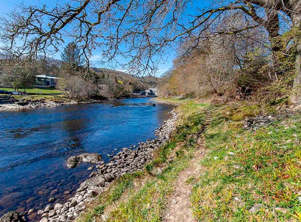 Surrounding area at Tummel Bank in Pitlochry, Perthshire