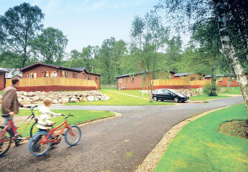 Beautiful lodge setting at Tummel Valley in Pitlochry, Perthshire & Southern Highlands