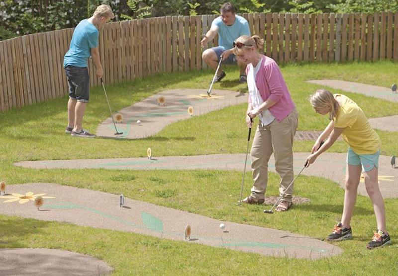 Crazy golf at Tummel Valley in Pitlochry, Perthshire & Southern Highlands