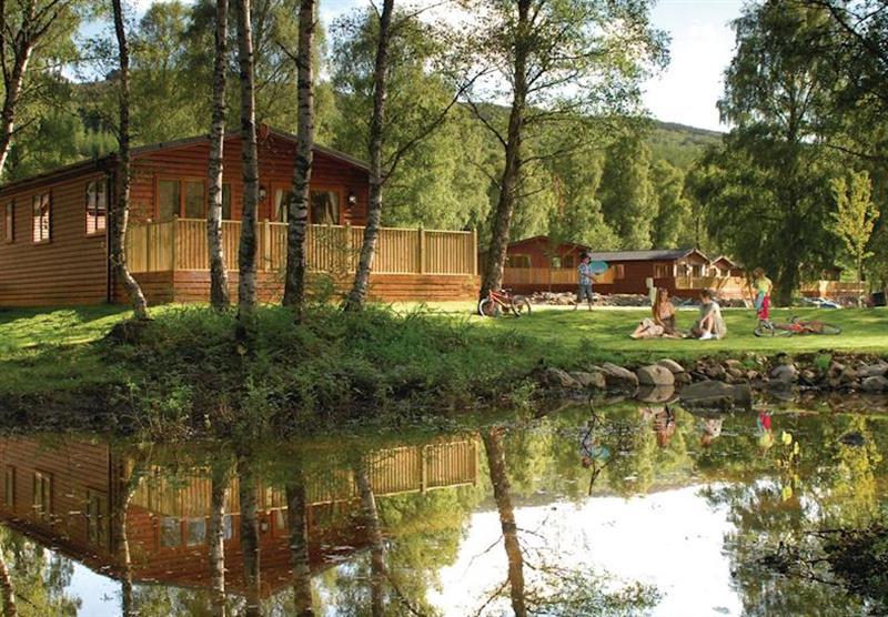 The lodge setting at Tummel Valley in Pitlochry, Perthshire & Southern Highlands