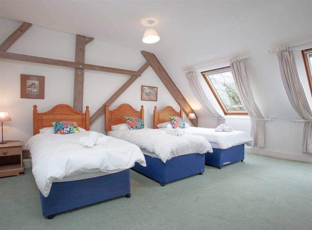 Triple bedroom at Turbine Cottage in Bow Creek, Nr Totnes, South Devon., Great Britain