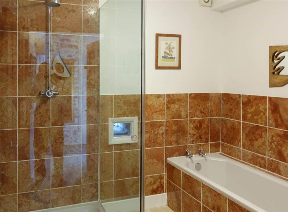 Bathroom at Turneys Cottage in Bodmin, Cornwall