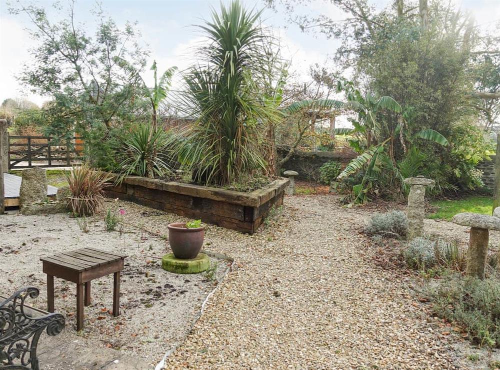 Garden at Turneys Cottage in Bodmin, Cornwall