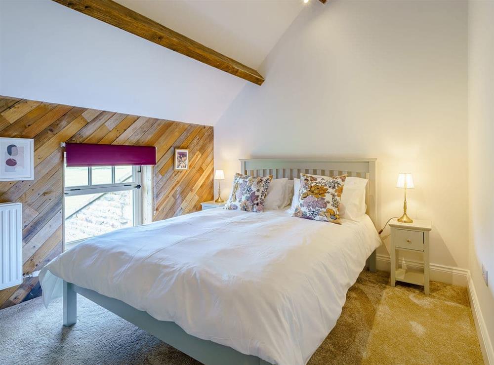 Double bedroom at Turnip Cottage in West Layton, near Richmond, North Yorkshire