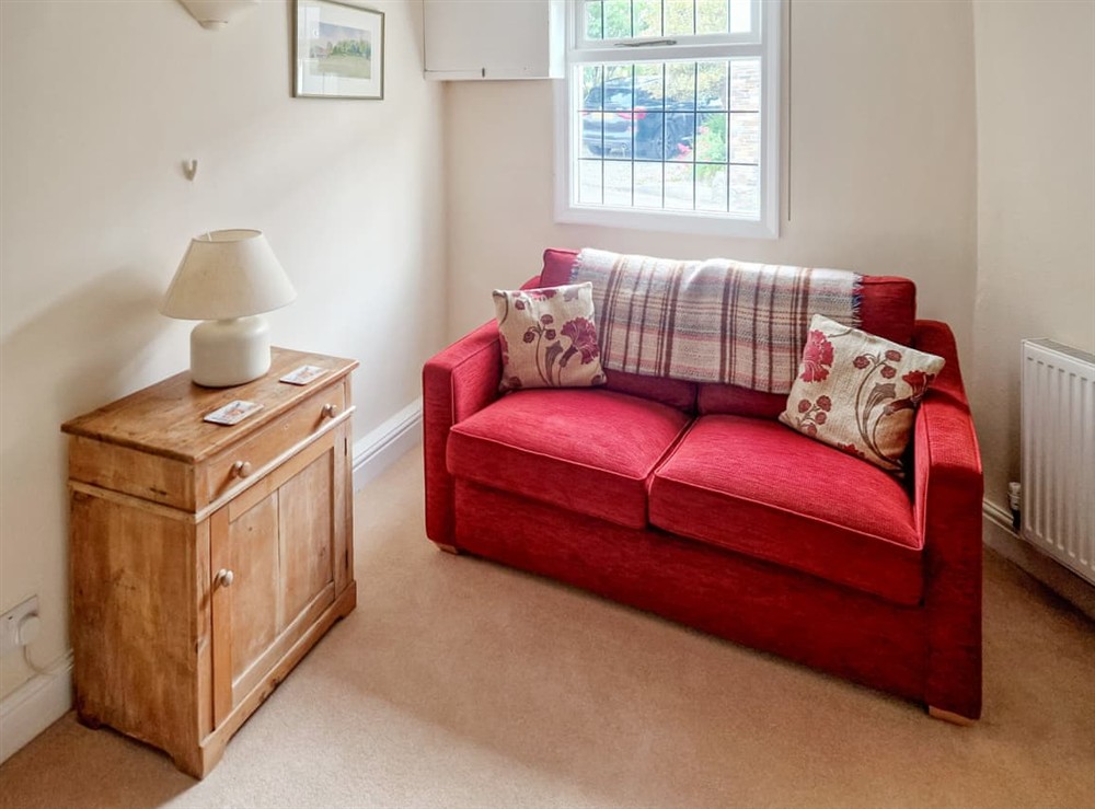 Sitting room at Turnpike Cottage in Gerrans, near Portscatho, Cornwall