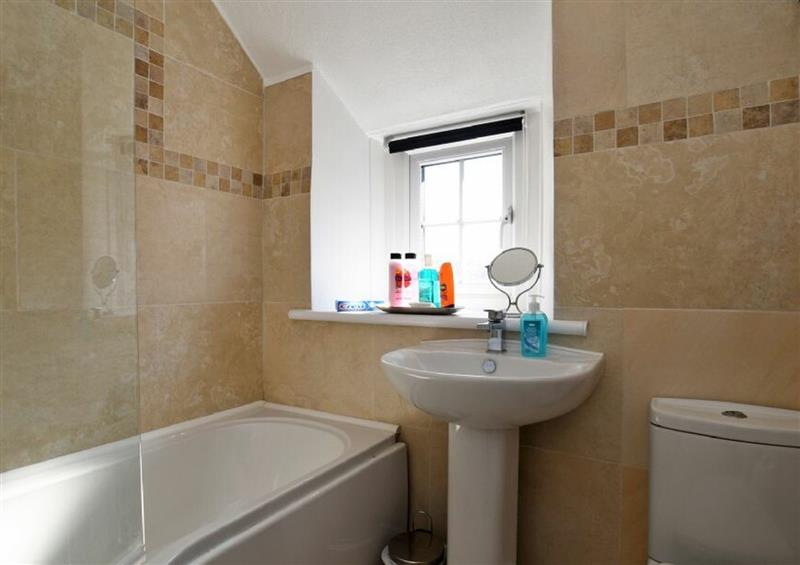This is the bathroom at Turnstone Cottage, Bamburgh