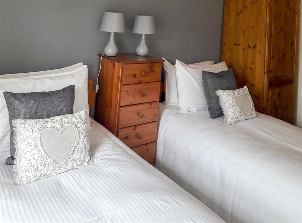 Twin bedroom at Tuther Cottage in Greysouthen, Nr Cockermouth, Cumbria