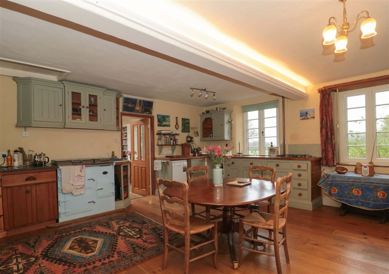 The kitchen at Tuxwell Lodge, near Nether Stowey