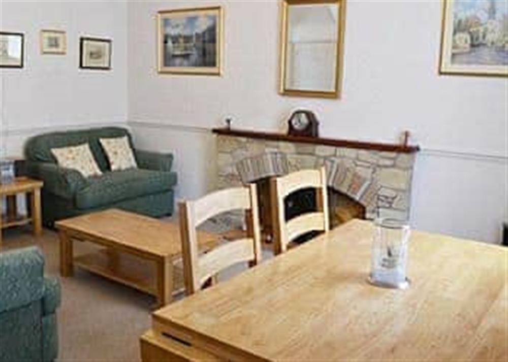 Living room/dining room at Tweed Cottage in Alnwick, Northumberland