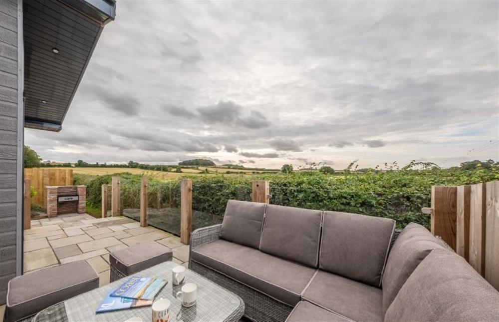 Take a seat and enjoy the view at Twelve Burnham Lodge, Burnham Market near Kings Lynn