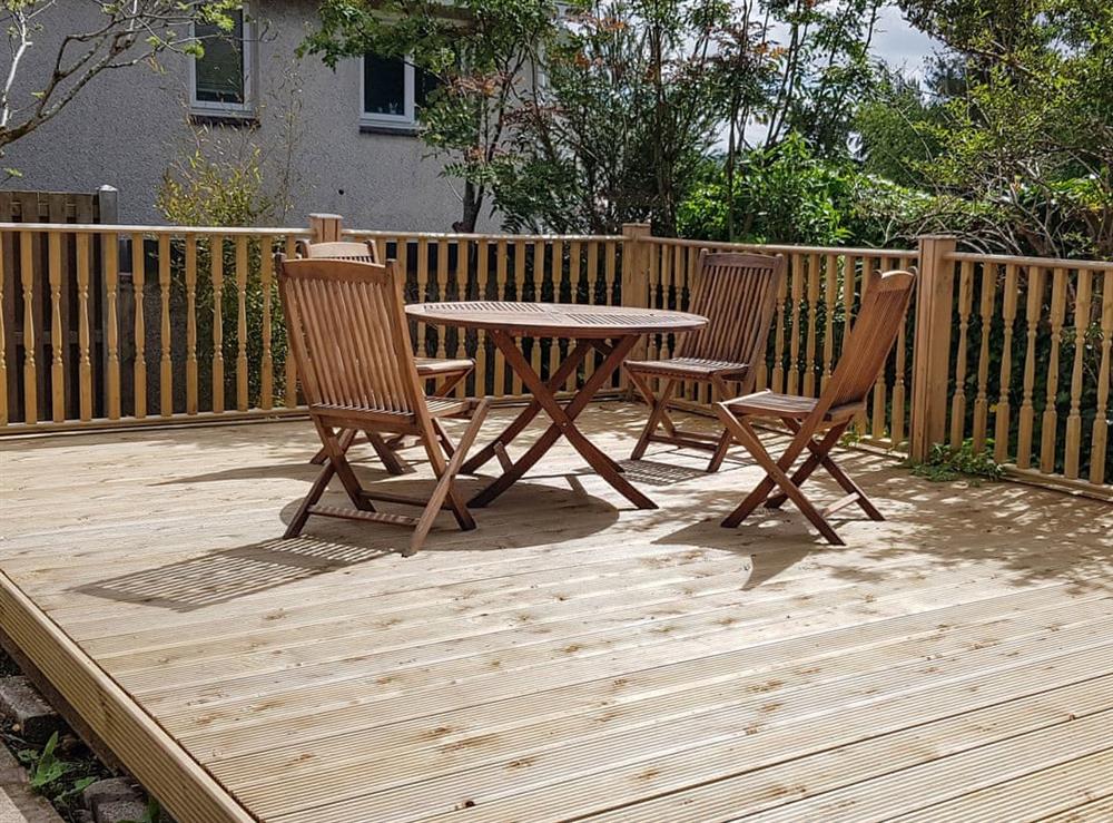 Decking at Twenty Four in Dunblane, Stirling, Perthshire