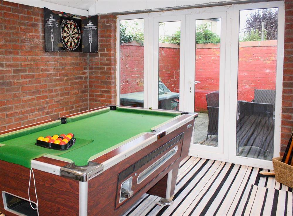 Games room at Twenty in Sutton-on-Sea, Mablethorpe, Lincolnshire