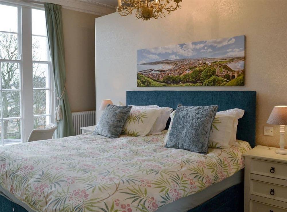 Attractive double bedroom at Twin Bays House in Scarborough, North Yorkshire., Great Britain