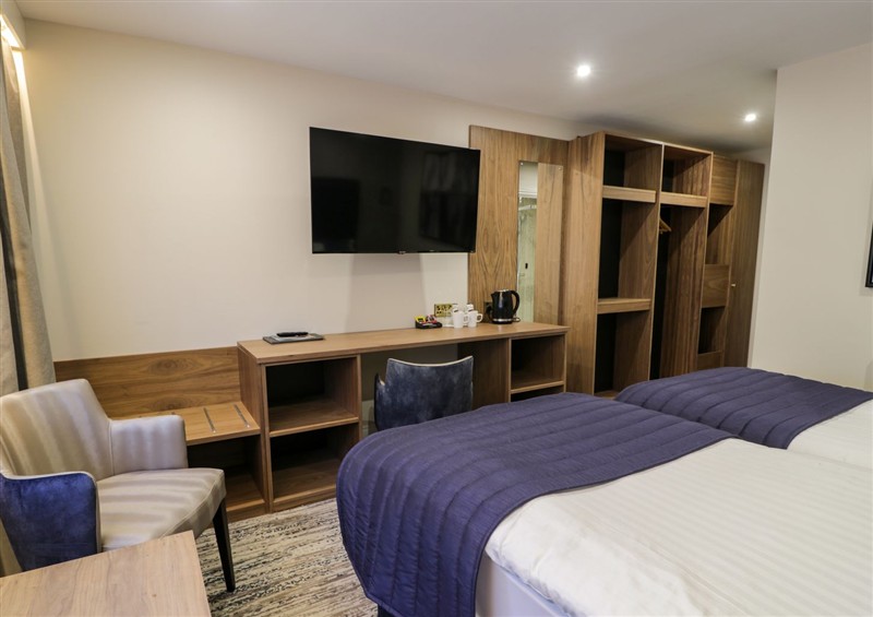 This is the bedroom (photo 3) at Twin Hotel Room, Dyserth