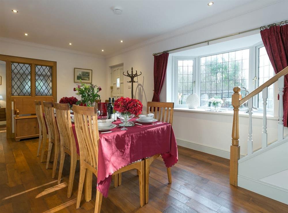 Dining room at Twisly North Lodge in Catsfield, near Battle, Sussex, East Sussex