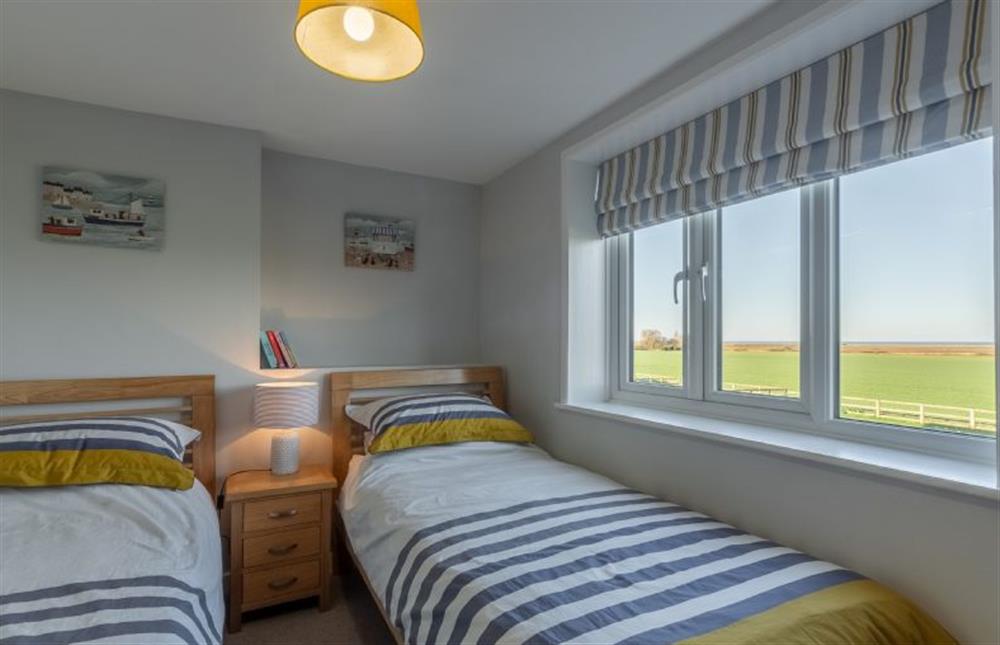 First floor: Twin bedroom  (photo 2) at Twitchers Cottage, Titchwell near Kings Lynn