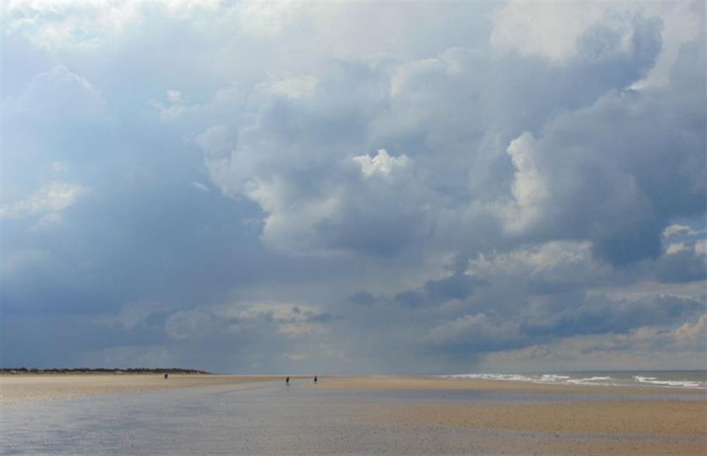 Titchwell beach which is in easy walking distance of the cottage at Twitchers Cottage, Titchwell near Kings Lynn