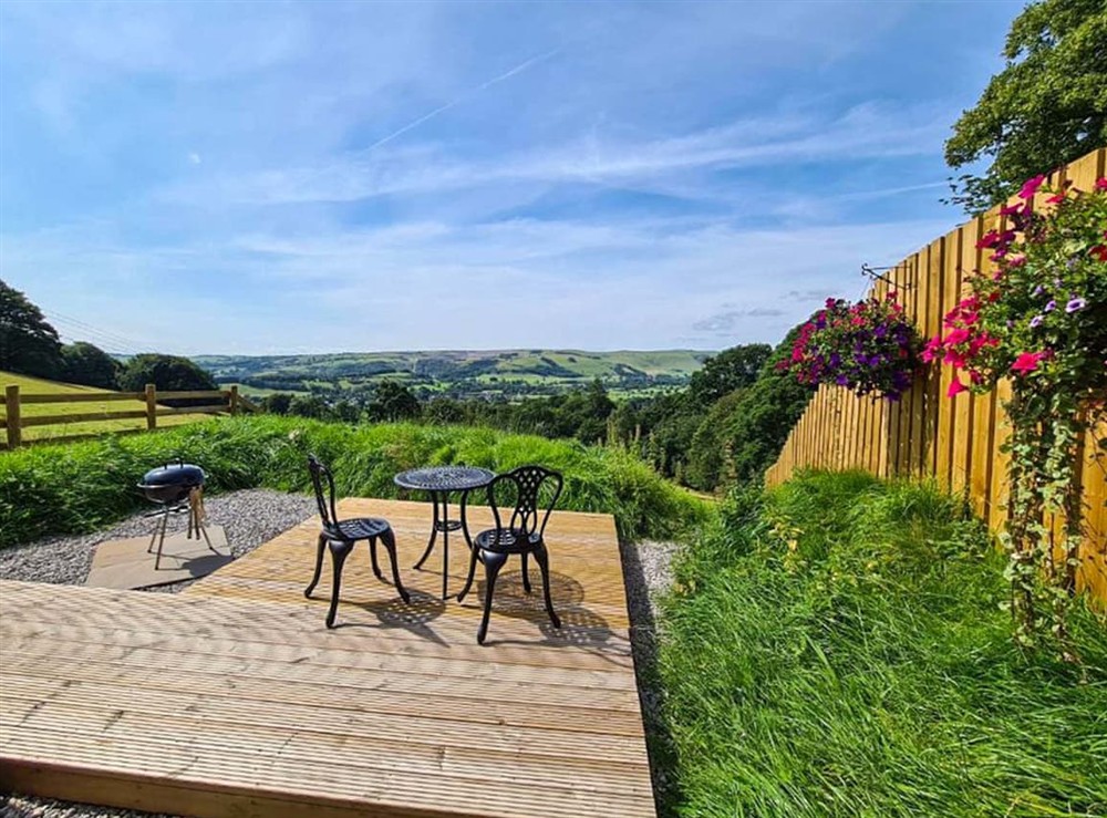 View at Twitchill Farm Shepherds Hut in Hope, Derbyshire