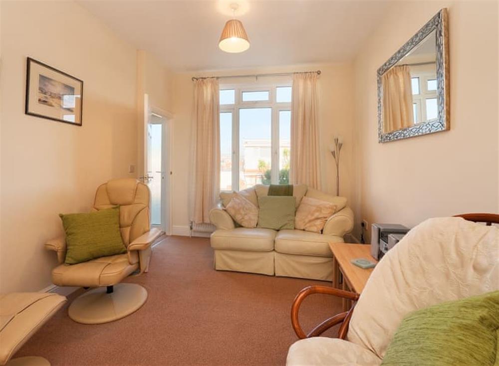 Living room at Two Beaches in South Devon, Paignton
