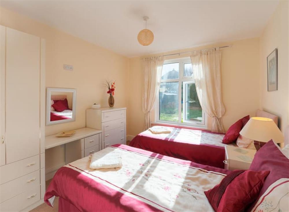 Twin bedroom at Two Beaches in South Devon, Paignton