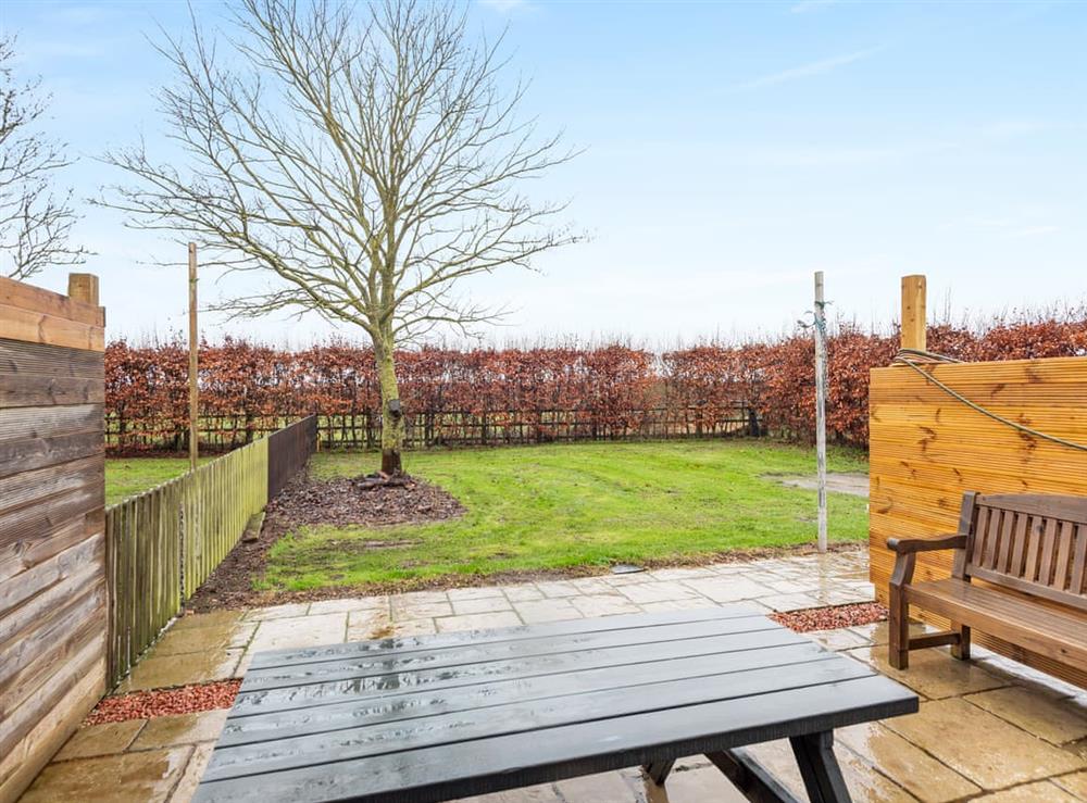 Garden at Two Chainbridge Barns in Skegness, Lincolnshire