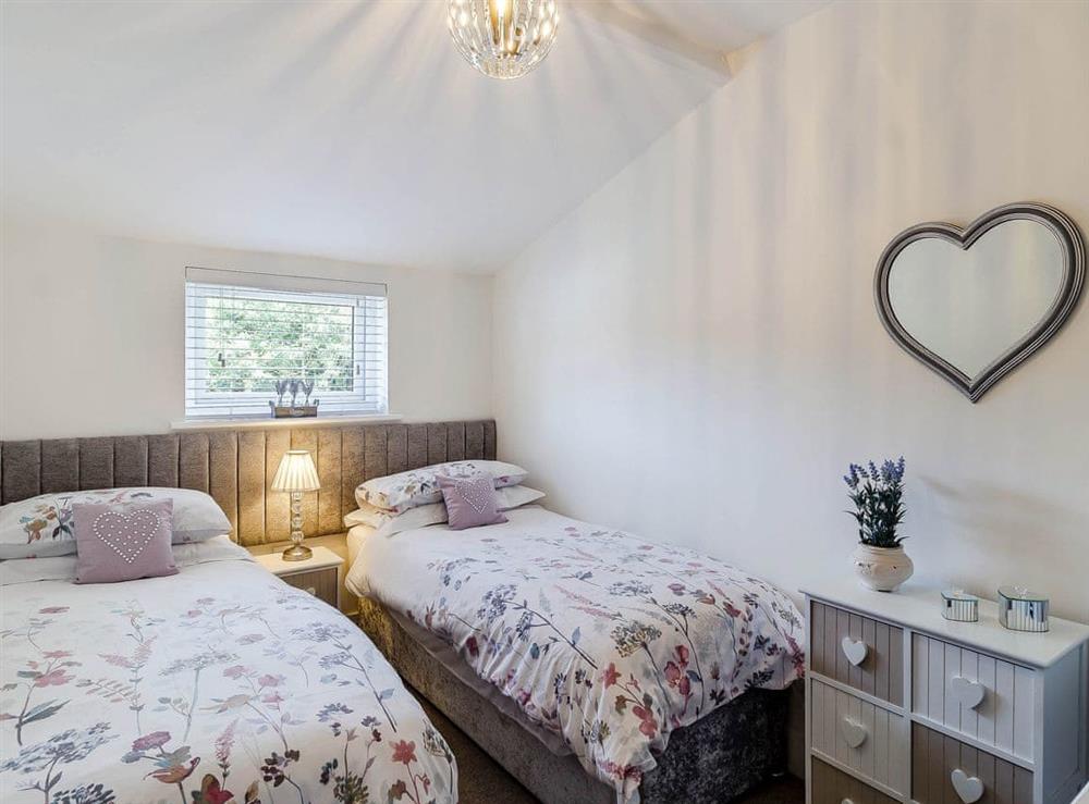 Twin bedroom at Two Hoots in Holt, Norfolk