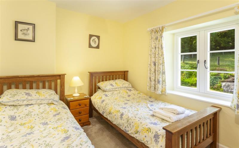 One of the 3 bedrooms at Two Lower Spire Cottage, Nr Dulverton