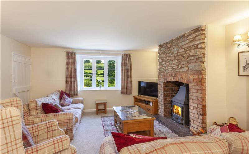 Relax in the living area at Two Lower Spire Cottage, Nr Dulverton
