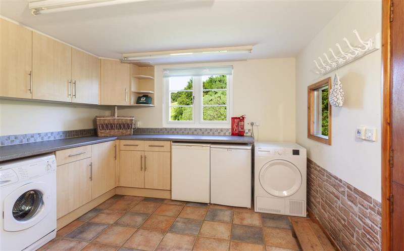 This is the kitchen at Two Lower Spire Cottage, Nr Dulverton