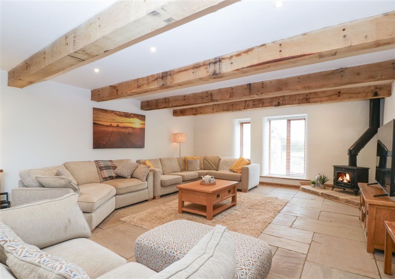 The living area at Two Parks Barn, Upton Bishop near Ross-On-Wye