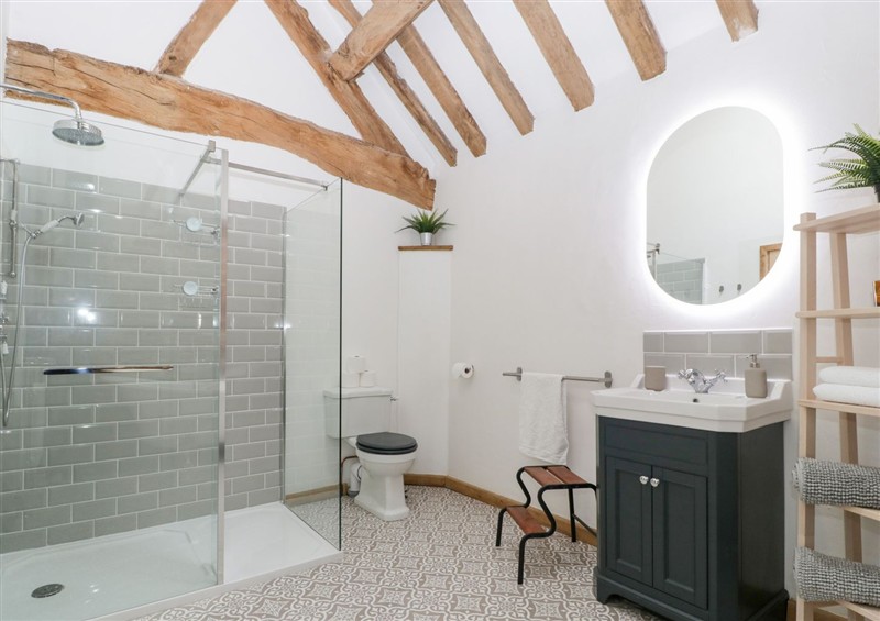 This is the bathroom at Two Parks Barn, Upton Bishop near Ross-On-Wye