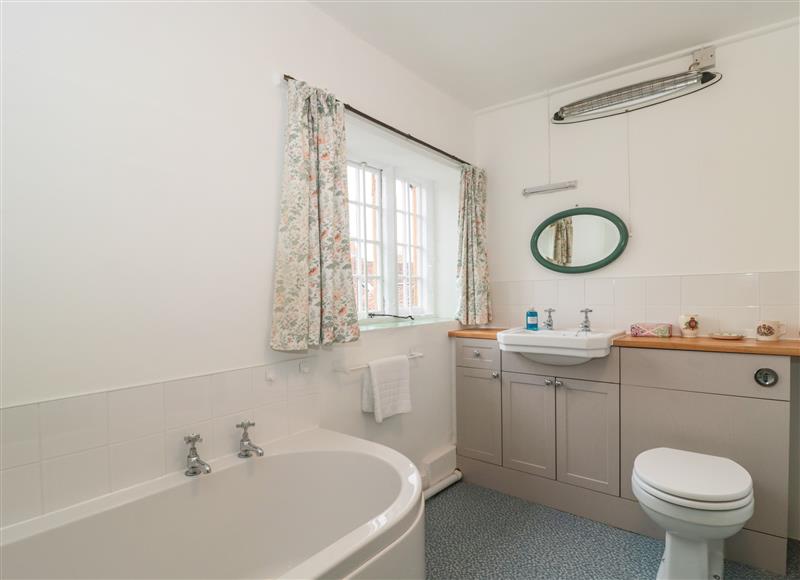 This is the bathroom at Two Towers Cottage, Montacute