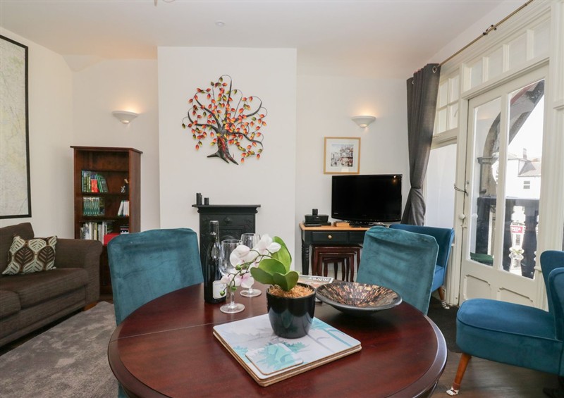 This is the living room at Two West End, Bowness-On-Windermere