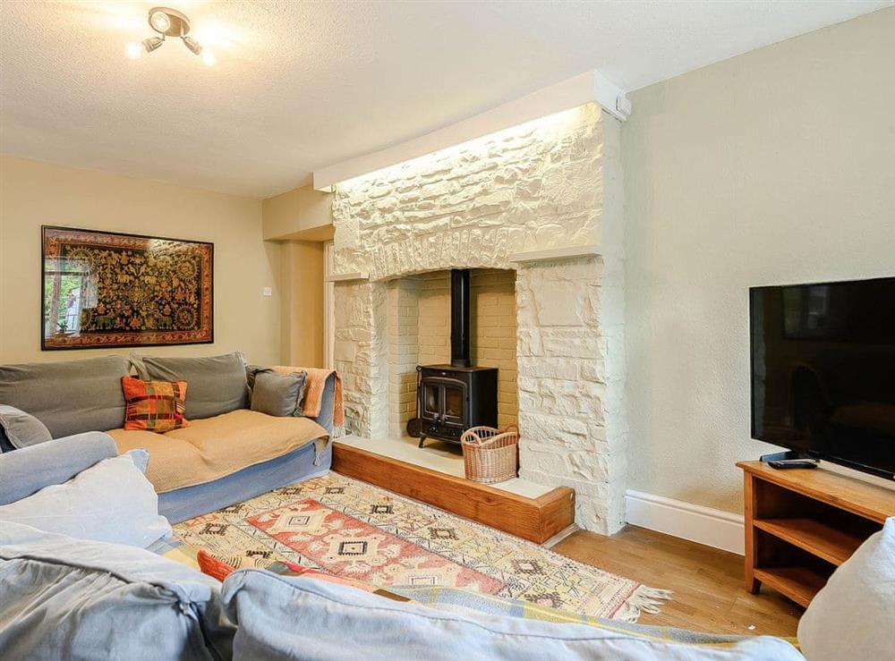 Living room at Ty Afon in Talybont on Usk, Powys