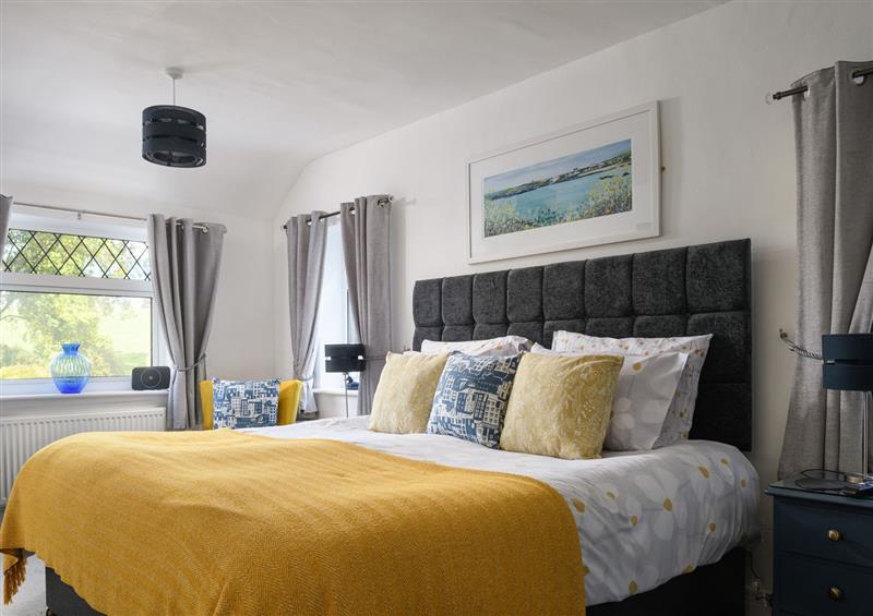 One of the 3 bedrooms at Ty Bach, Beaumaris