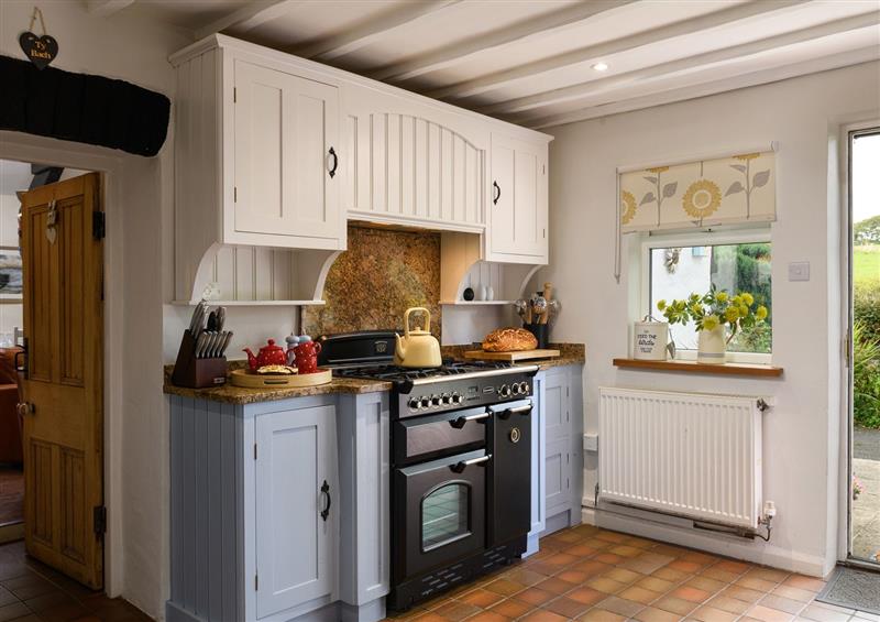 This is the kitchen at Ty Bach, Beaumaris