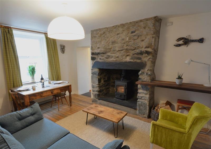Relax in the living area at Ty Bach, Llanberis
