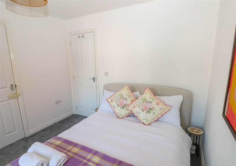 One of the 2 bedrooms at Ty Bach Twt, Llanelli
