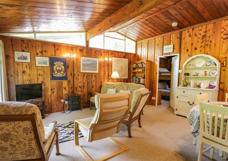 The living room at Ty Bedwen, Dinas Mawddwy