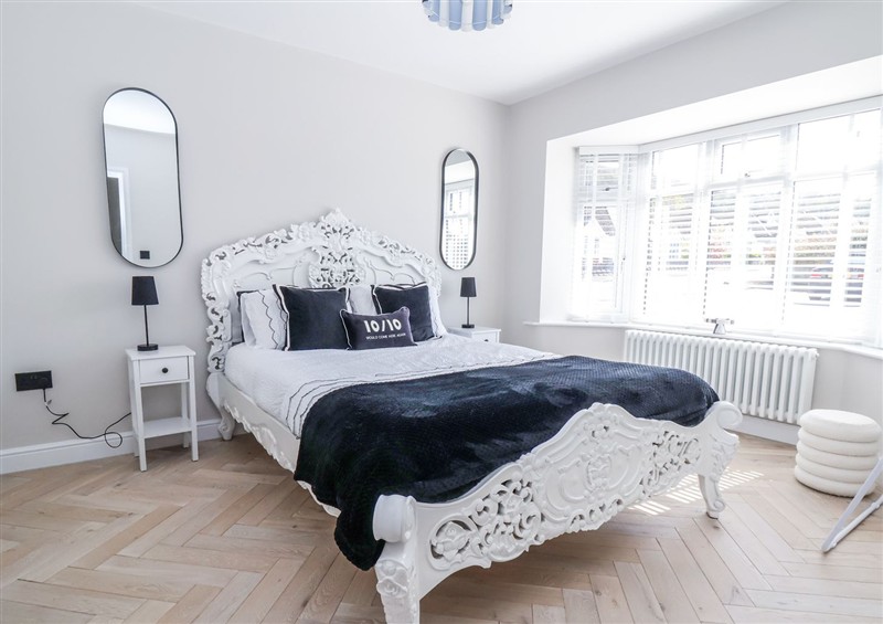 One of the 4 bedrooms at Ty Blodau, near Prestatyn