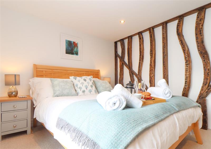 One of the bedrooms at Ty Bryn, Marazion
