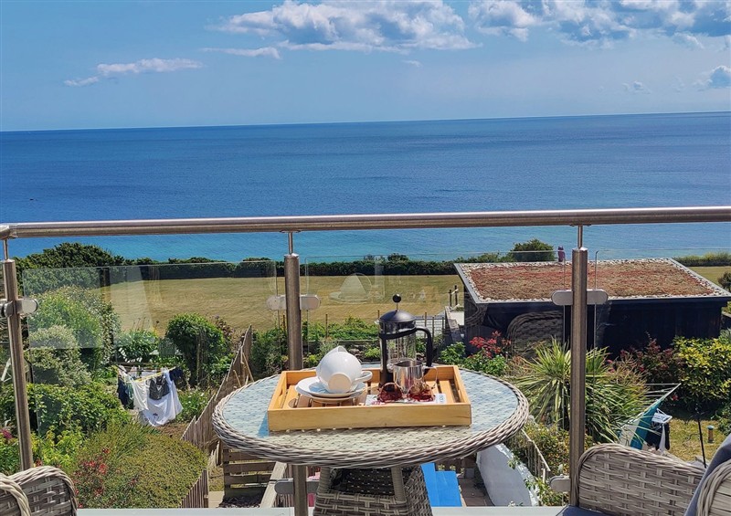 This is the patio at Ty Bryn, Marazion
