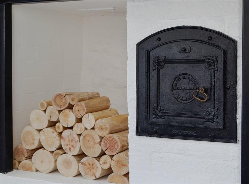 Lovely original features at Ty Canol in Llansaint, near Kidwelly, Carmarthenshire, Dyfed