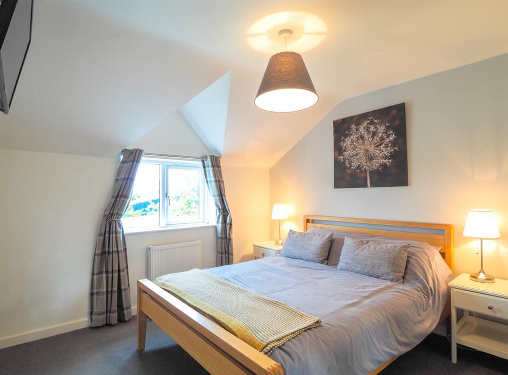 Double bedroom at Ty Canol in Rhoshill, Dyfed
