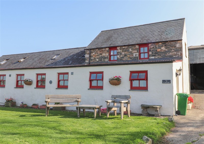 Outside Ty Cariad at Ty Cariad, Newport